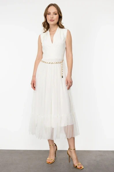 4084 EKOL ELBİSE - Resim 6