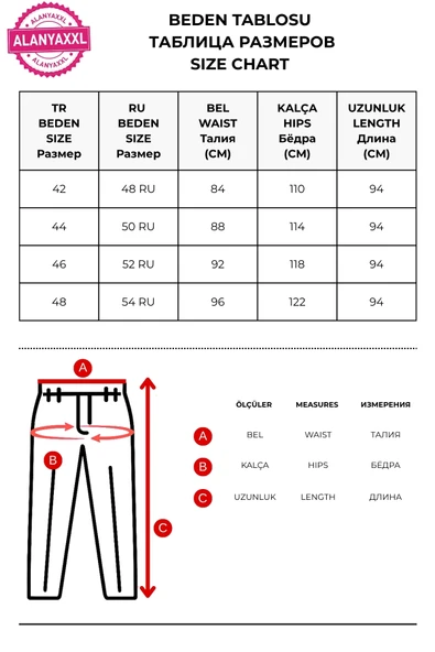 Büyük Beden Lastikli Yüksek Bel Taşlı Mom Likralı Taş Deri Detaylı Kışlık Kaşe Kadın Pantolon - Resim 6