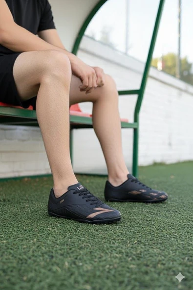 Lig Titan Siyah Orjinal Ürün Çim Saha Halı Saha Erkek Futbol Ayakkabı ürün görseli