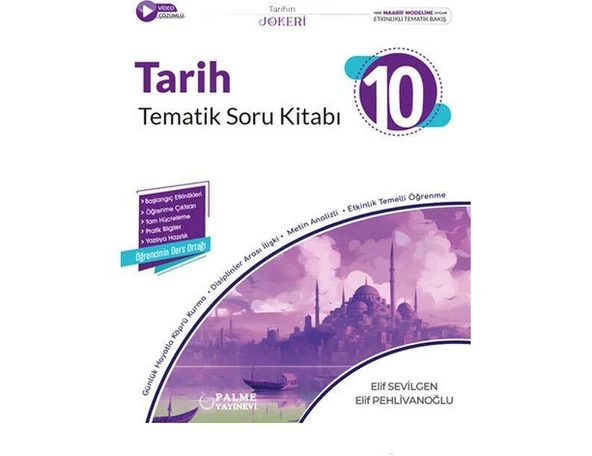 10. Sınıf Joker Tarih Soru Kitabı ürün görseli 1
