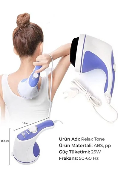 sonx Super Tone Çok Fonksiyonlu 5 Başlıklı Masaj Aleti - Resim 5