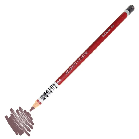 Derwent Pastel Pencils Pastel Kalem P610 Burnt Carmine - Resim 2