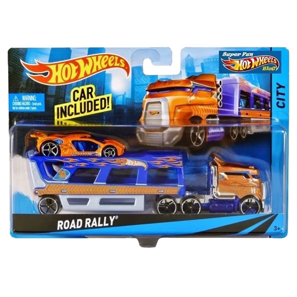 Hot Wheels Taşıyıcı Tırlar – Road Rally -BDW58 - Resim 2