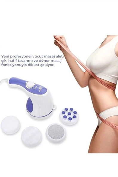 sonx Super Tone Çok Fonksiyonlu 5 Başlıklı Masaj Aleti - Resim 4