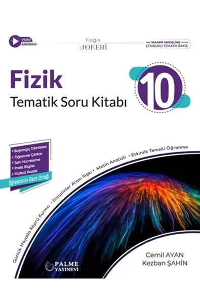 10.SINIF JOKER FİZİK SORU KİTABI TEMATİK *YENİ MÜFREDAT* ürün görseli 1