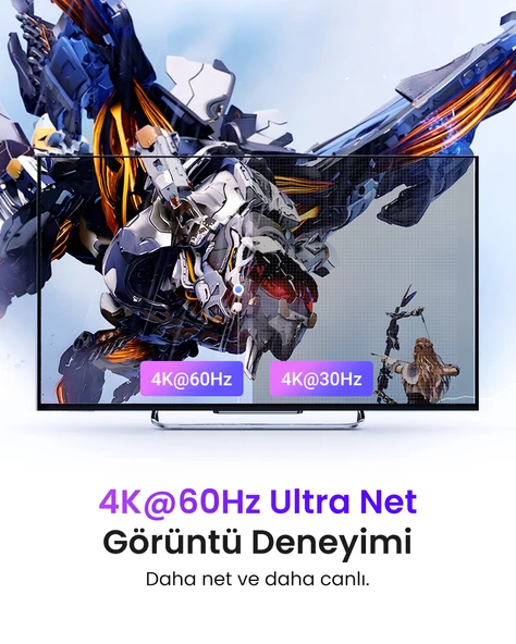 UGREEN 4K/60Hz HDMI 2.0 Switch 5-in-1, 5xHDMI In, 1xHDMI Out, 25857 - Resim 3