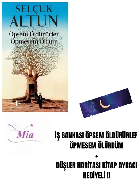 İŞ BANKASI ÖPSEM ÖLDÜRÜRLER ÖPMESEM ÖLÜRDÜM + DÜŞLER HARİTASI KİTAP AYRACI HEDİYELİ !! ürün görseli