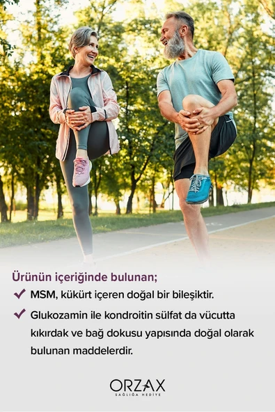 Orzax Cosakondrin MSM 60 Tablet - Resim 4