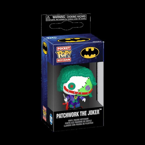 Funko Pocket Patchwork The Joker Keychain ürün görseli