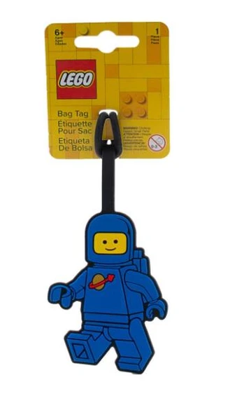 Lego Spaceman Silicone Bag Tag - Blue 53482 ürün görseli