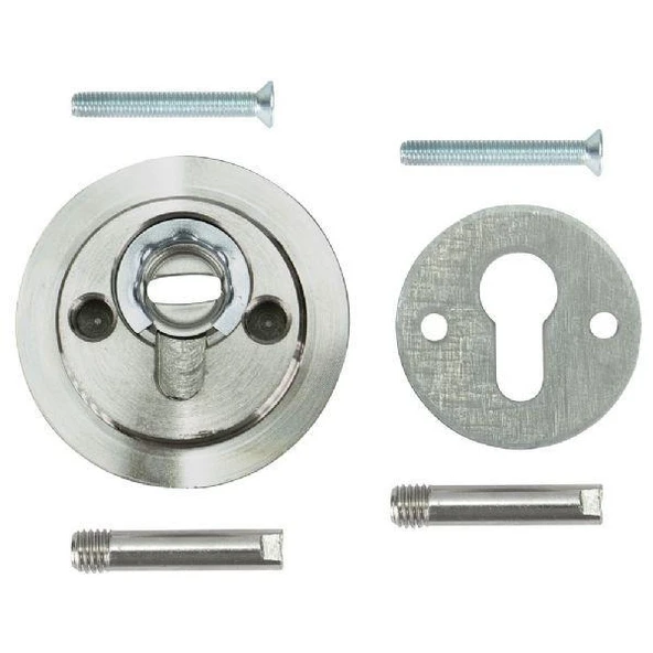 Ekstra Güvenli Ağzı Kapalı M10 Ayarlı Vidalı Saten Kaliteli Çelik Rozet Yeni Tip Kapılar İçin - Resim 4