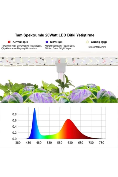 Hidroponik Topraksız 12 Bölme Bitki Yetiştirme Kiti 3 Mod 139 LED Tam Spekturum Bahçe Kit - Resim 4