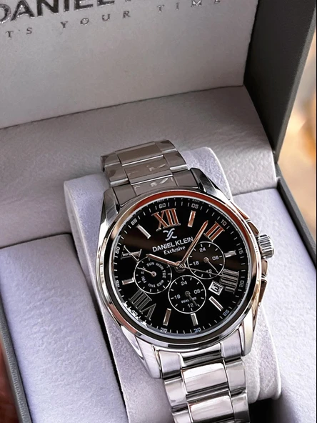 Daniel Klein Erkek Kol Saati 30 Metre Suya Dayanıklı Çelik Kordon + VS.BLKT.0667 ürün görseli