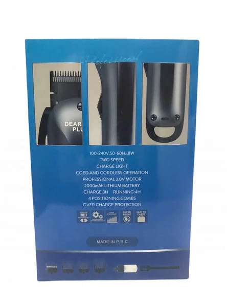 Y5 Profesyonel 4 Başlıklı Saç Sakal Ense Traş Makinesi - Resim 5