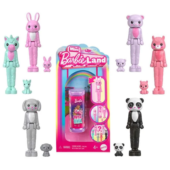 Barbie Mini BarbieLand Cutie Reveal Sürpriz Paket HYM25 ürün görseli 1