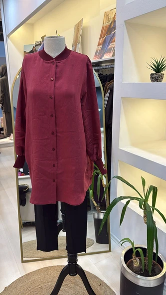 invee Gömlek 7184 bordo ürün görseli