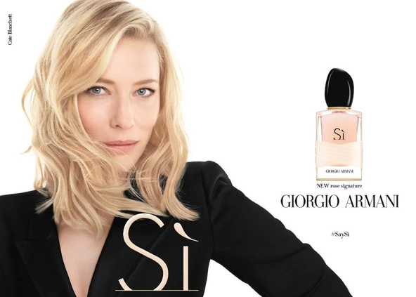 giorgio armani si rose signature 100ml imzalı eau de parfum sınırlı üretim - Resim 2