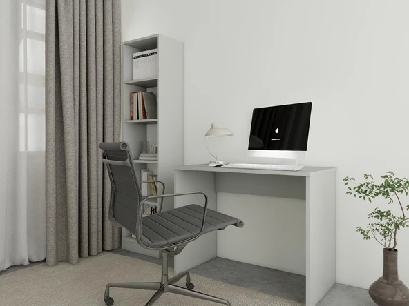 Ofis Çalışma Bilgisayar Masası Külgri - Resim 2