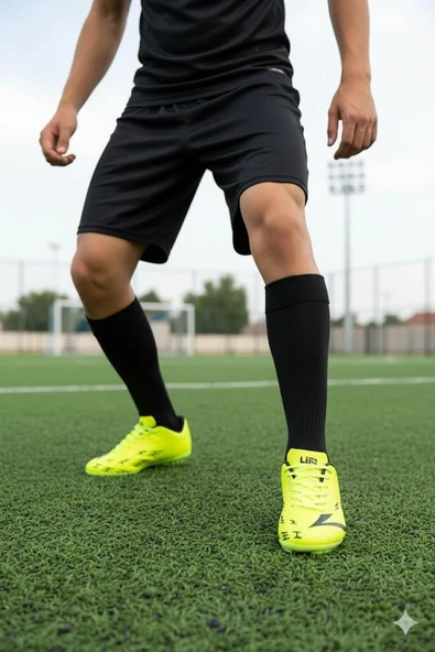 Lig Titan Sarı Orjinal Ürün Çim Saha Halı Saha Erkek Futbol Ayakkabı - Resim 2