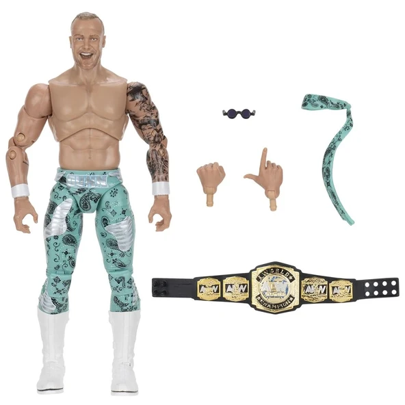 AEW Karakterleri Model Aksiyon Figürler S16 Austin Gunn 158 - Resim 4