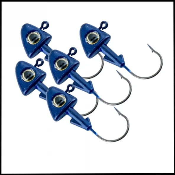 Uyguna-Yakala Mavi - 8 Gr  Zoka - Kurşunlu Olta İğnesi  -5 Adet-ALA.264 ürün görseli