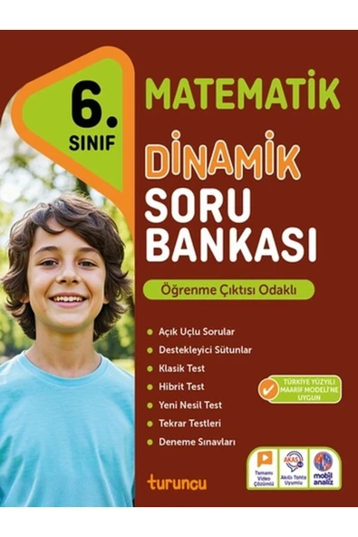 6 .SINIF Matematik Dinamik Serisi - MAARİF MODELİ MÜFREDAT ürün görseli