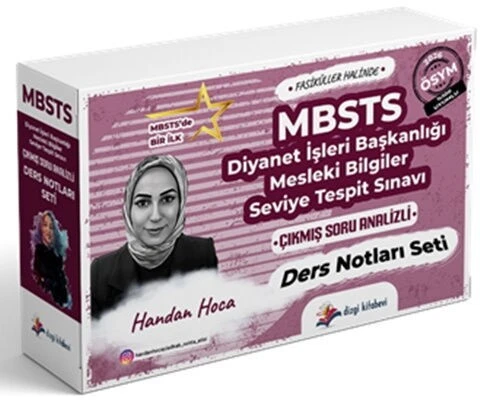 2026 Diyanet İşleri Başkanlığı Mesleki Bilgiler Seviye Sınavı MBSTS Çıkmış Soru Analizli Konu Anlatım Seti 12 Fasikül Dizgi ürün görseli 1