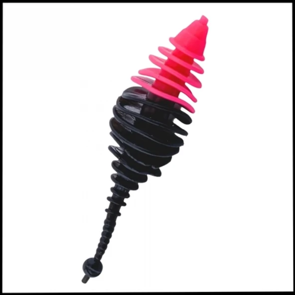 Uyguna-Yakala 3g 65mm -  Silikon Kurt Yem  -  Pembe/Siyah - Karides Kokulu -YEM.765 ürün görseli