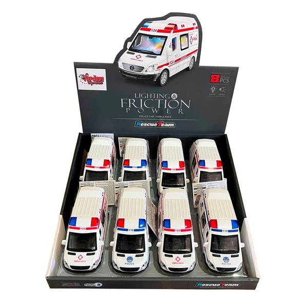 HT-7737 SURT IŞIKLI SESLİ AMBULANS POLİS ürün görseli