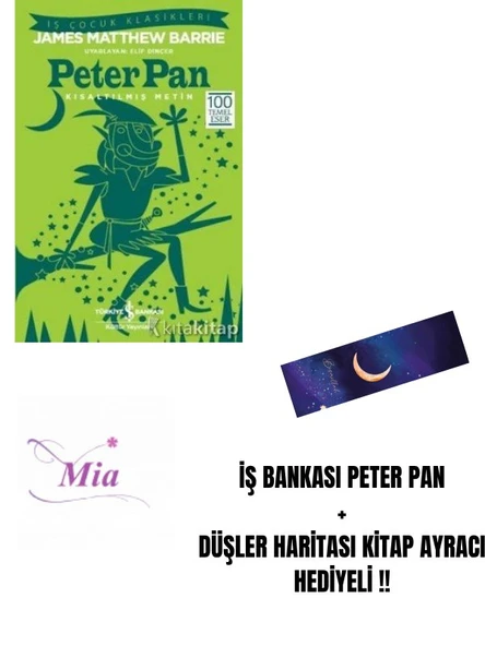 İŞ BANKASI PETER PAN + DÜŞLER HARİTASI KİTAP AYRACI HEDİYELİ !! ürün görseli