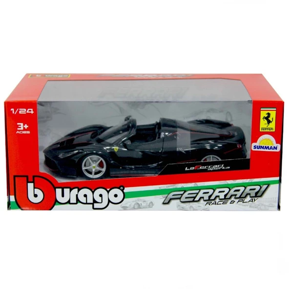 1:24 Bburago Ferrari Laferrari Aperta - Resim 5