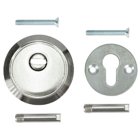 Ekstra Güvenli Ağzı Kapalı M10 Ayarlı Vidalı Saten Kaliteli Çelik Rozet Yeni Tip Kapılar İçin - Resim 3