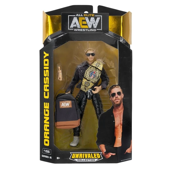 AEW Karakterleri Model Aksiyon Figürler S16 Orange Cassidy 155 - Resim 5