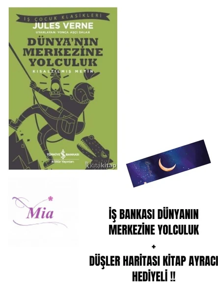 İŞ BANKASI DÜNYANIN MERKEZİNE YOLCULUK + DÜŞLER HARİTASI KİTAP AYRACI HEDİYELİ !! ürün görseli
