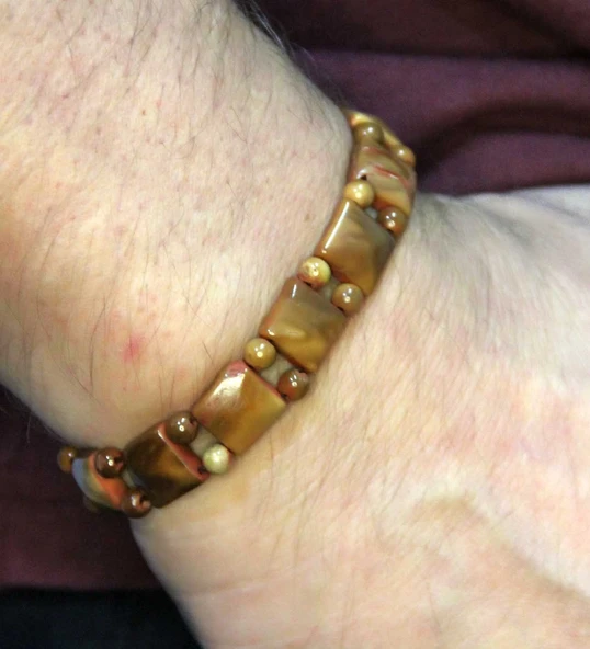 Doğal Kuka Ağacı Erkek Asansörlü Ayarlanabilir Bileklik eub116 ürün görseli