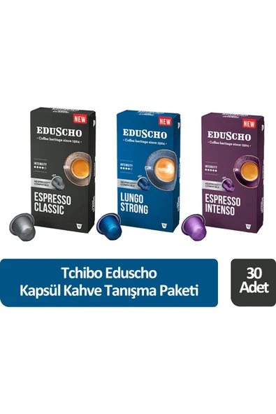 Tchibo Eduscho Kapsül Kahve Tanışma Paketi 30 Kapsül ürün görseli