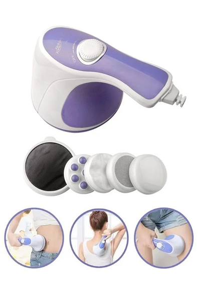 sonx Super Tone Çok Fonksiyonlu 5 Başlıklı Masaj Aleti - Resim 7