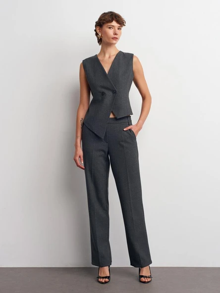 72187 DİLVİN DÜŞÜK BEL PANTOLON ürün görseli