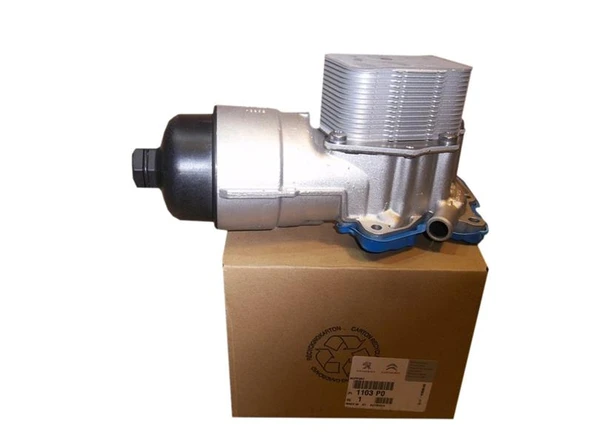 PSA 1103.P0 YAĞ SOĞUTUCUSU KOMPLE P206-P207-P208-P301-P307-P308-P407-P508-P2008-P3008-P5008-PARTNER-BERLINGO-E XPERT-RIFTER-JUMPY-C2-C3-C3-C4-C5-XSARA-DS3-DS4-DS5 1.4 HDI DV4C EURO4 1.6 HDI DV6C FİEST ürün görseli 1