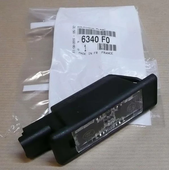 PSA 6340.F0 PLAKA LAMBASI P207-P307-P3008-P301-P508-C-ELYSEE-DS3-DS5 6340.F0 ürün görseli 1