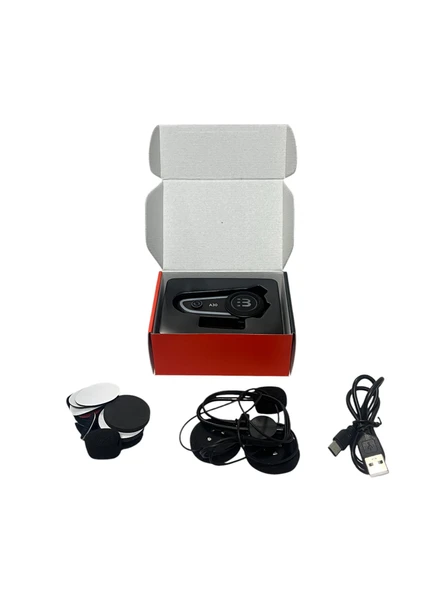 AutoMarkt A30 Motosiklet Bluetooth Kask Kulaklık Işıklı İntercom - Resim 2