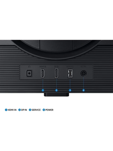 Samsung Odyssey G5 G50D LS27DG502EUXUF 27" 1 ms 2K Pivot IPS 180 Hz Oyuncu Monitörü - Resim 3