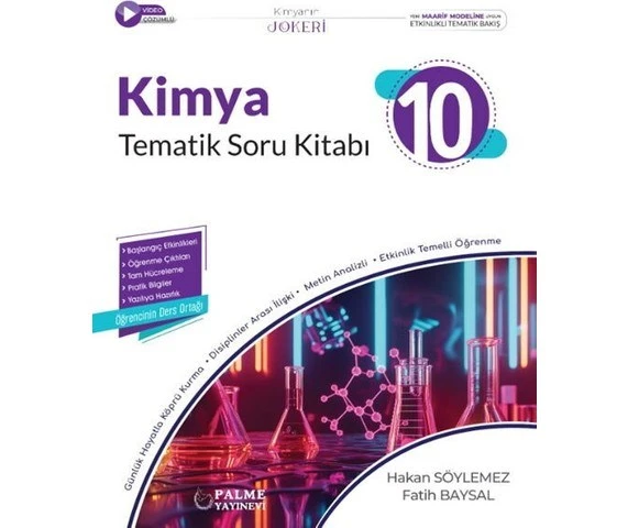10. Sınıf Joker Kimya Soru Kitabı - Resim 2