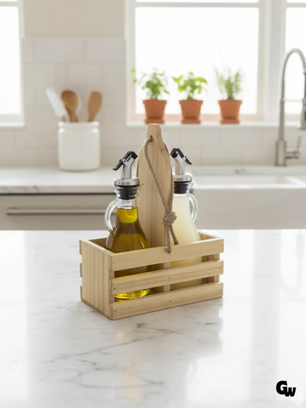 Ahşap Doğal 2Li Tombul Set Yağdanlık ve Sosluk Takımı(SET)(IHLAMUR - KAVAK) Ahşap Rengi 10 SET ürün görseli