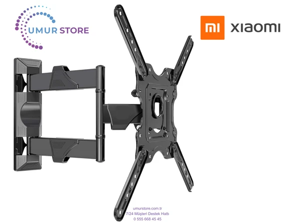 Xiaomi TV A Pro 55 2026-4K Ultra HD Google Smart Lcd Led TV Hareketli Duvar Askı Aparatı ürün görseli