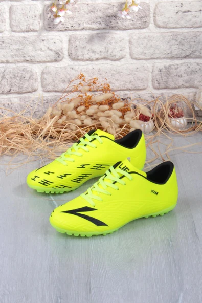 Lig Titan Sarı Orjinal Ürün Çim Saha Halı Saha Erkek Futbol Ayakkabı - Resim 6