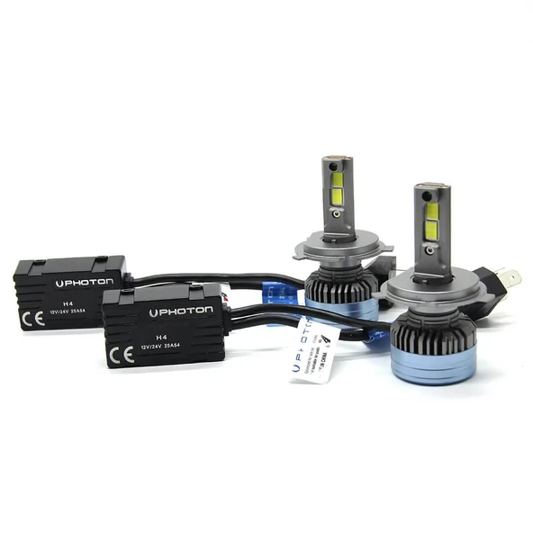 Photon Milestone H4/h19 Black Katana Edition Led Xenon Far - Resim 3