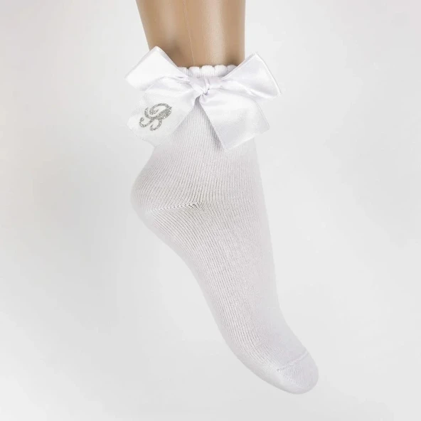 LitaeTrend Pirana Aks Kız Soket  Beyaz ürün görseli