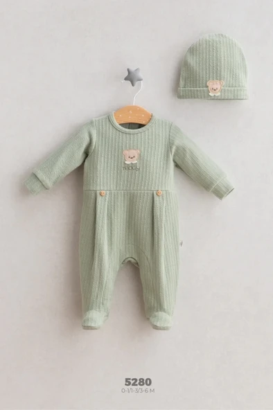 LitaeTrend Tongs Turk Teddy Bear Tulum 5280 Yeşil ürün görseli