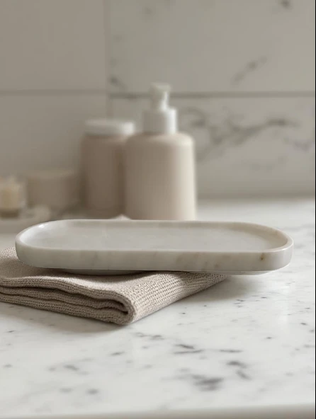 Mermer Banyo Düzenleyici Tepsi ürün görseli 1